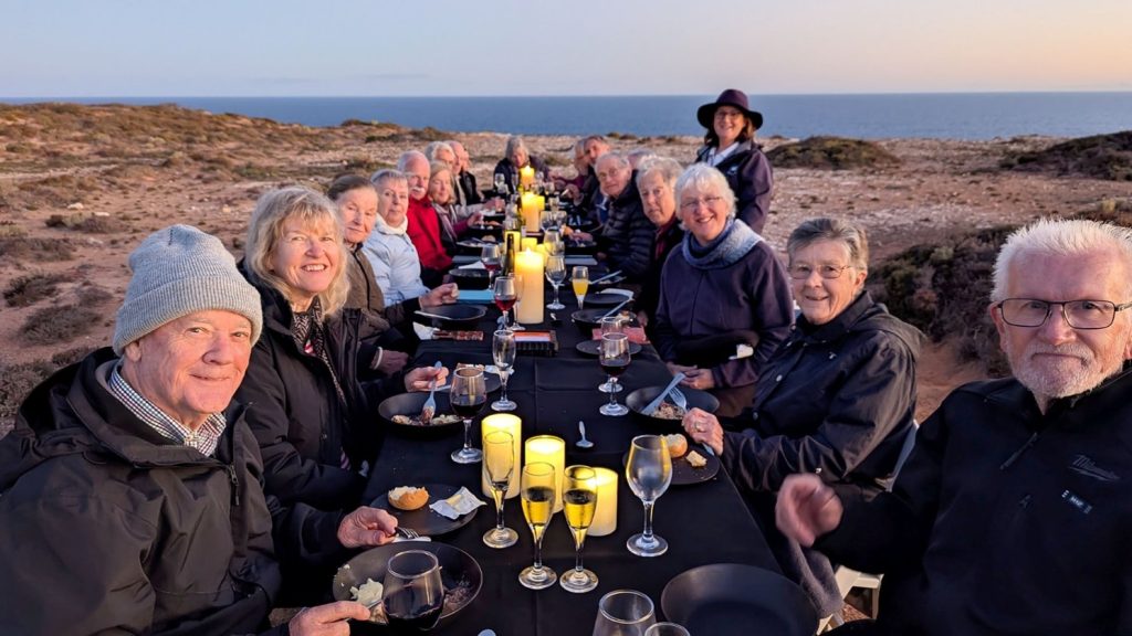 Dinner on the Nullarbor