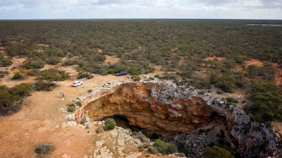Nullarbor cave featured in the Caves: The Hidden Frontier filming project