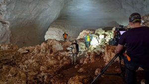 Nullarbor cave during the Caves: The Hidden Frontier project