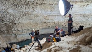 Nullarbor cave during the Caves: The Hidden Frontier project